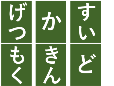 前面黒板掲示（日付、曜日等）低学年用