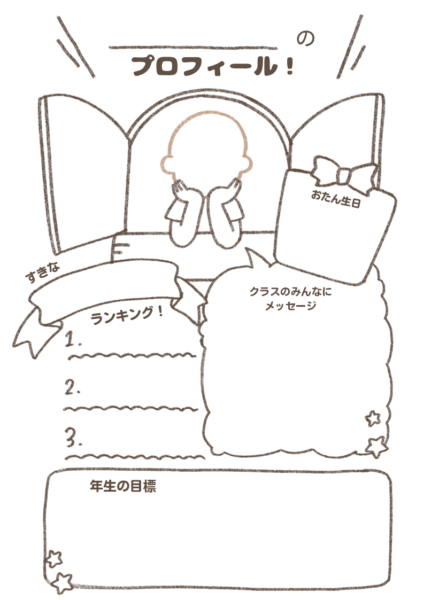 プロフィールカードF